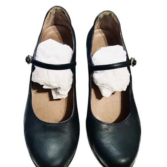 Dansko Black Leather Mary Jane Hidden Wedge Heels – Size 42 (US 11-11.5) - Picture 5 of 14